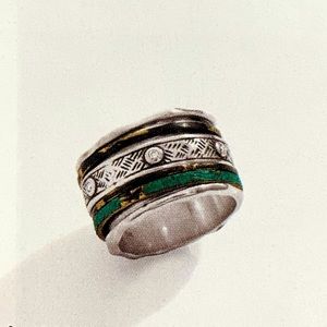 Silpada Isabella Spinner Ring Size 6